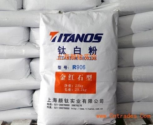 Pigmento Noncombustible 1317-80-2 del rutilo Tio2 di CAS per industria ceramica